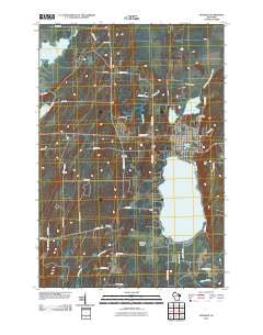 Crandon Wisconsin Historical topographic map, 1:24000 scale, 7.5 X 7.5 Minute, Year 2010