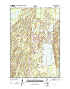 Crandon Wisconsin Historical topographic map, 1:24000 scale, 7.5 X 7.5 Minute, Year 2013