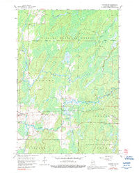 Crandon NE Wisconsin Historical topographic map, 1:24000 scale, 7.5 X 7.5 Minute, Year 1965