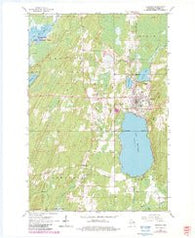 Crandon Wisconsin Historical topographic map, 1:24000 scale, 7.5 X 7.5 Minute, Year 1965