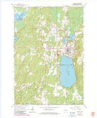 Crandon Wisconsin Historical topographic map, 1:24000 scale, 7.5 X 7.5 Minute, Year 1965