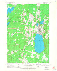 Crandon Wisconsin Historical topographic map, 1:24000 scale, 7.5 X 7.5 Minute, Year 1965