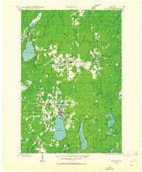 Crandon Wisconsin Historical topographic map, 1:48000 scale, 15 X 15 Minute, Year 1939