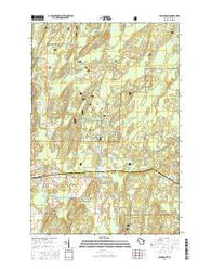 Crandon NE Wisconsin Current topographic map, 1:24000 scale, 7.5 X 7.5 Minute, Year 2015