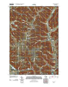 Cream Wisconsin Historical topographic map, 1:24000 scale, 7.5 X 7.5 Minute, Year 2010