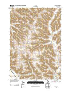 Cream Wisconsin Historical topographic map, 1:24000 scale, 7.5 X 7.5 Minute, Year 2013