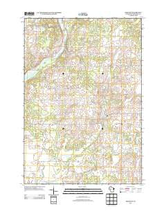 Crescent Wisconsin Historical topographic map, 1:24000 scale, 7.5 X 7.5 Minute, Year 2013
