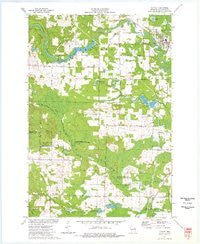 Crivitz Wisconsin Historical topographic map, 1:24000 scale, 7.5 X 7.5 Minute, Year 1973