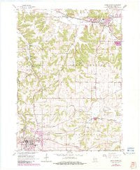 Cross Plains Wisconsin Historical topographic map, 1:24000 scale, 7.5 X 7.5 Minute, Year 1962
