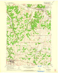 Cross Plains Wisconsin Historical topographic map, 1:24000 scale, 7.5 X 7.5 Minute, Year 1962