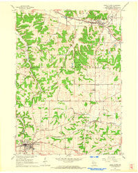 Cross Plains Wisconsin Historical topographic map, 1:24000 scale, 7.5 X 7.5 Minute, Year 1962