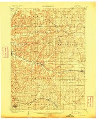 Cross Plains Wisconsin Historical topographic map, 1:62500 scale, 15 X 15 Minute, Year 1909