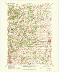 Cross Plains Wisconsin Historical topographic map, 1:62500 scale, 15 X 15 Minute, Year 1962