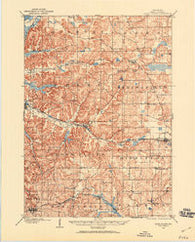 Cross Plains Wisconsin Historical topographic map, 1:62500 scale, 15 X 15 Minute, Year 1907