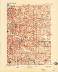 Cross Plains Wisconsin Historical topographic map, 1:62500 scale, 15 X 15 Minute, Year 1907