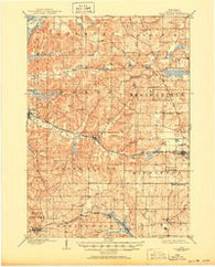 Cross Plains Wisconsin Historical topographic map, 1:62500 scale, 15 X 15 Minute, Year 1909