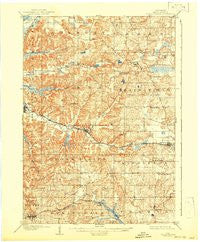 Cross Plains Wisconsin Historical topographic map, 1:62500 scale, 15 X 15 Minute, Year 1909