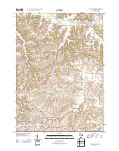 Cross Plains Wisconsin Historical topographic map, 1:24000 scale, 7.5 X 7.5 Minute, Year 2013