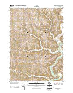 Crowley Ridge Wisconsin Historical topographic map, 1:24000 scale, 7.5 X 7.5 Minute, Year 2013