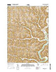 Crowley Ridge Wisconsin Current topographic map, 1:24000 scale, 7.5 X 7.5 Minute, Year 2016
