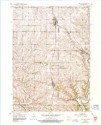 Cuba City Wisconsin Historical topographic map, 1:24000 scale, 7.5 X 7.5 Minute, Year 1952