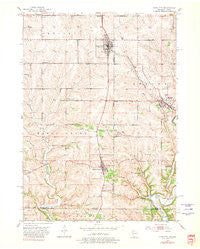 Cuba City Wisconsin Historical topographic map, 1:24000 scale, 7.5 X 7.5 Minute, Year 1952