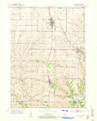 Cuba City Wisconsin Historical topographic map, 1:24000 scale, 7.5 X 7.5 Minute, Year 1952