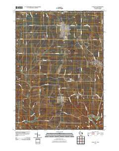 Cuba City Wisconsin Historical topographic map, 1:24000 scale, 7.5 X 7.5 Minute, Year 2010