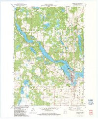 Cumberland Wisconsin Historical topographic map, 1:24000 scale, 7.5 X 7.5 Minute, Year 1982