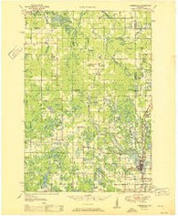 Cumberland Wisconsin Historical topographic map, 1:48000 scale, 15 X 15 Minute, Year 1951