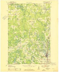 Cumberland Wisconsin Historical topographic map, 1:48000 scale, 15 X 15 Minute, Year 1951