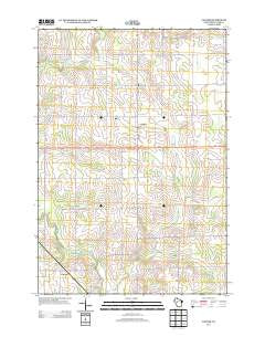 Curtiss Wisconsin Historical topographic map, 1:24000 scale, 7.5 X 7.5 Minute, Year 2013