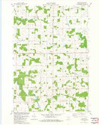 Curtiss Wisconsin Historical topographic map, 1:24000 scale, 7.5 X 7.5 Minute, Year 1981