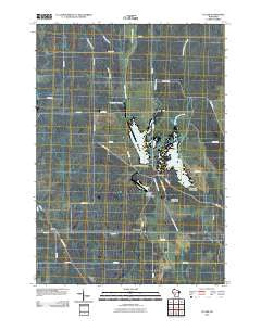 Cutler Wisconsin Historical topographic map, 1:24000 scale, 7.5 X 7.5 Minute, Year 2010