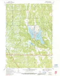 Cutler Wisconsin Historical topographic map, 1:24000 scale, 7.5 X 7.5 Minute, Year 1969