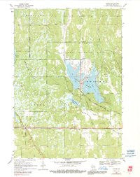 Cutler Wisconsin Historical topographic map, 1:24000 scale, 7.5 X 7.5 Minute, Year 1969