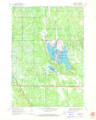 Cutler Wisconsin Historical topographic map, 1:24000 scale, 7.5 X 7.5 Minute, Year 1969