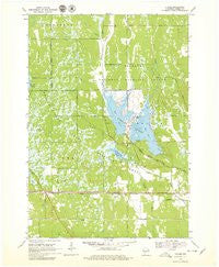 Cutler Wisconsin Historical topographic map, 1:24000 scale, 7.5 X 7.5 Minute, Year 1969