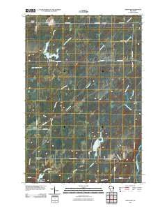 Dairyland Wisconsin Historical topographic map, 1:24000 scale, 7.5 X 7.5 Minute, Year 2010