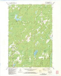Dairyland Wisconsin Historical topographic map, 1:24000 scale, 7.5 X 7.5 Minute, Year 1983