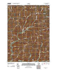 Daleyville Wisconsin Historical topographic map, 1:24000 scale, 7.5 X 7.5 Minute, Year 2010