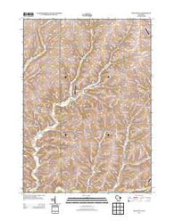 Daleyville Wisconsin Historical topographic map, 1:24000 scale, 7.5 X 7.5 Minute, Year 2013