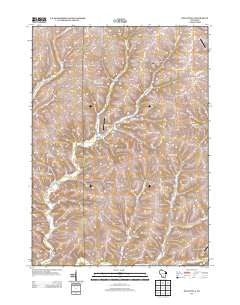 Daleyville Wisconsin Historical topographic map, 1:24000 scale, 7.5 X 7.5 Minute, Year 2013