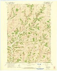 Daleyville Wisconsin Historical topographic map, 1:24000 scale, 7.5 X 7.5 Minute, Year 1962