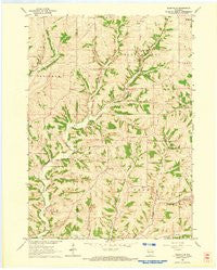 Daleyville Wisconsin Historical topographic map, 1:24000 scale, 7.5 X 7.5 Minute, Year 1962