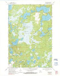 Dam Lake Wisconsin Historical topographic map, 1:24000 scale, 7.5 X 7.5 Minute, Year 1970