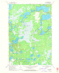 Dam Lake Wisconsin Historical topographic map, 1:24000 scale, 7.5 X 7.5 Minute, Year 1970