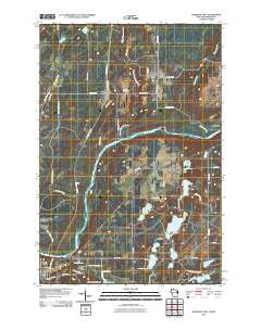 Danbury East Wisconsin Historical topographic map, 1:24000 scale, 7.5 X 7.5 Minute, Year 2010