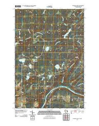 Danbury West Wisconsin Historical topographic map, 1:24000 scale, 7.5 X 7.5 Minute, Year 2010