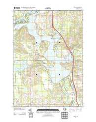 Dancy Wisconsin Historical topographic map, 1:24000 scale, 7.5 X 7.5 Minute, Year 2013